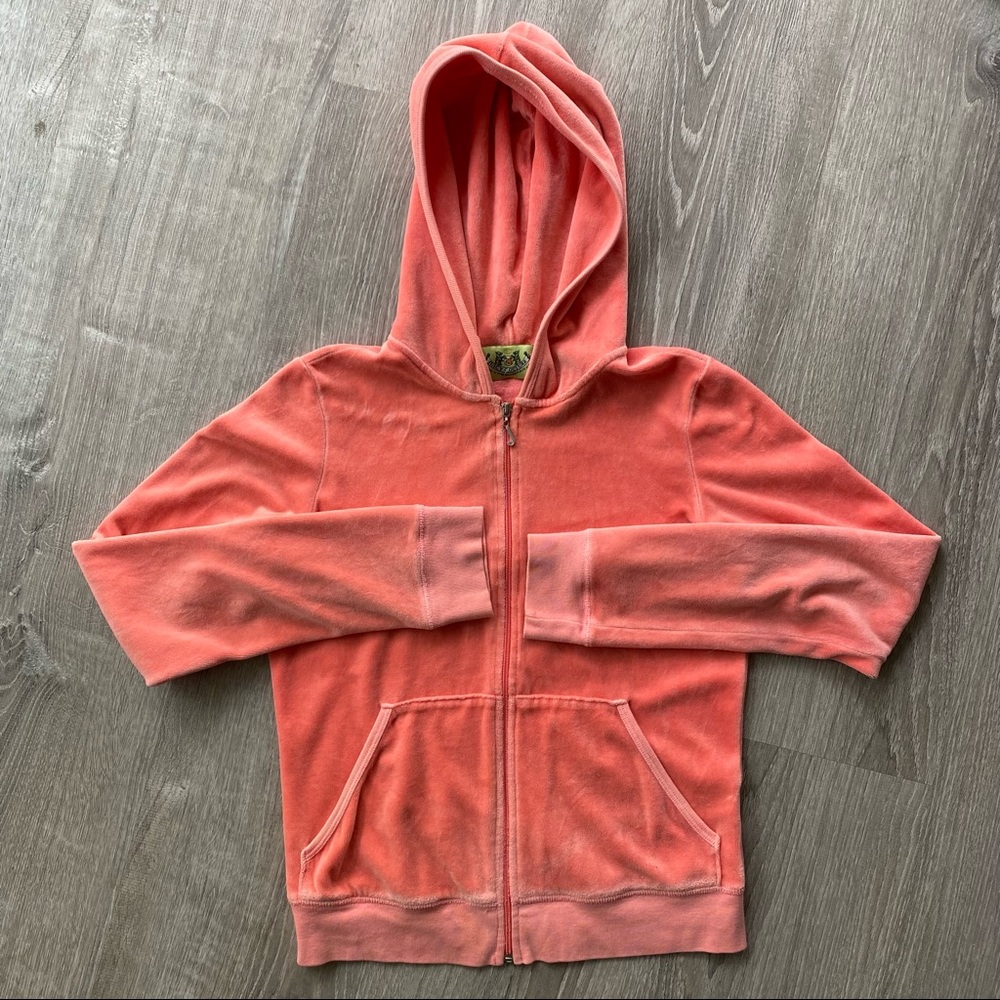 Peach Juicy Couture Velour Jacket